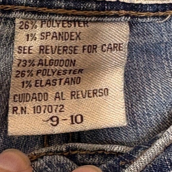 Vintage Daniel Original Design Floral Hand-Painted Embellished Jeans Womens 9/10 - Picture 11 of 12